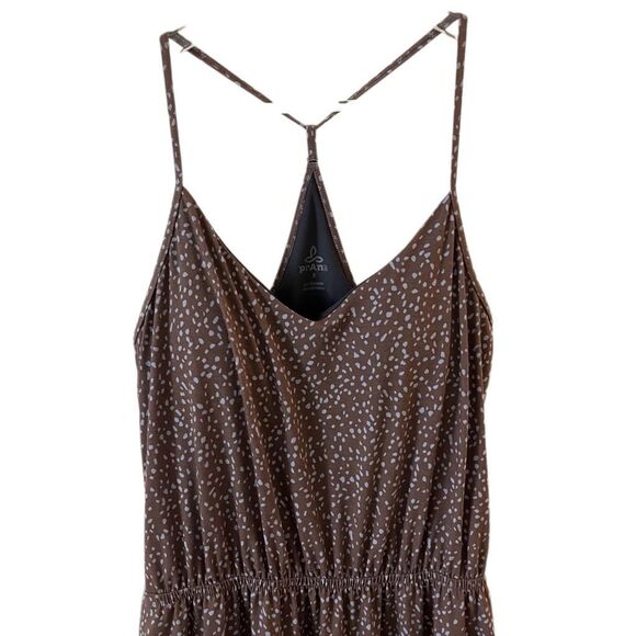 Prana Ayla Brown & Blue Midi Dress - Picture 4 of 13